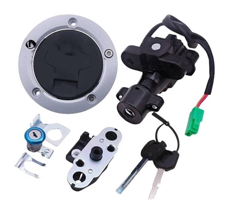 Zündlichtschalter Für Suz&uki Für GSX250R Für GSX 250 R -A Für GSXR 250 Motorrad-Zündschalter Tankdeckel Abdeckung Sitzschloss 2 Schlüssel von RINKTEEA