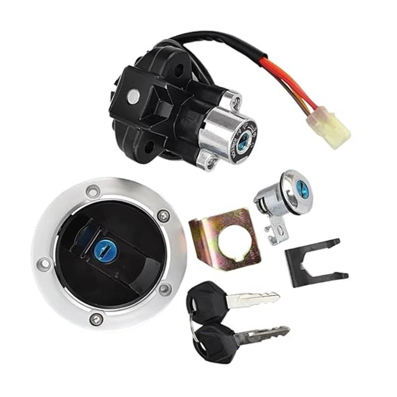 Zündlichtschalter Für Suz&uki Für SV650A ABS 2003-2009 Für SV650SF 2008-2009 Für SV650S 2003-2009 Tankdeckel Sitz Zündschalter Schlüsselsatz von RINKTEEA