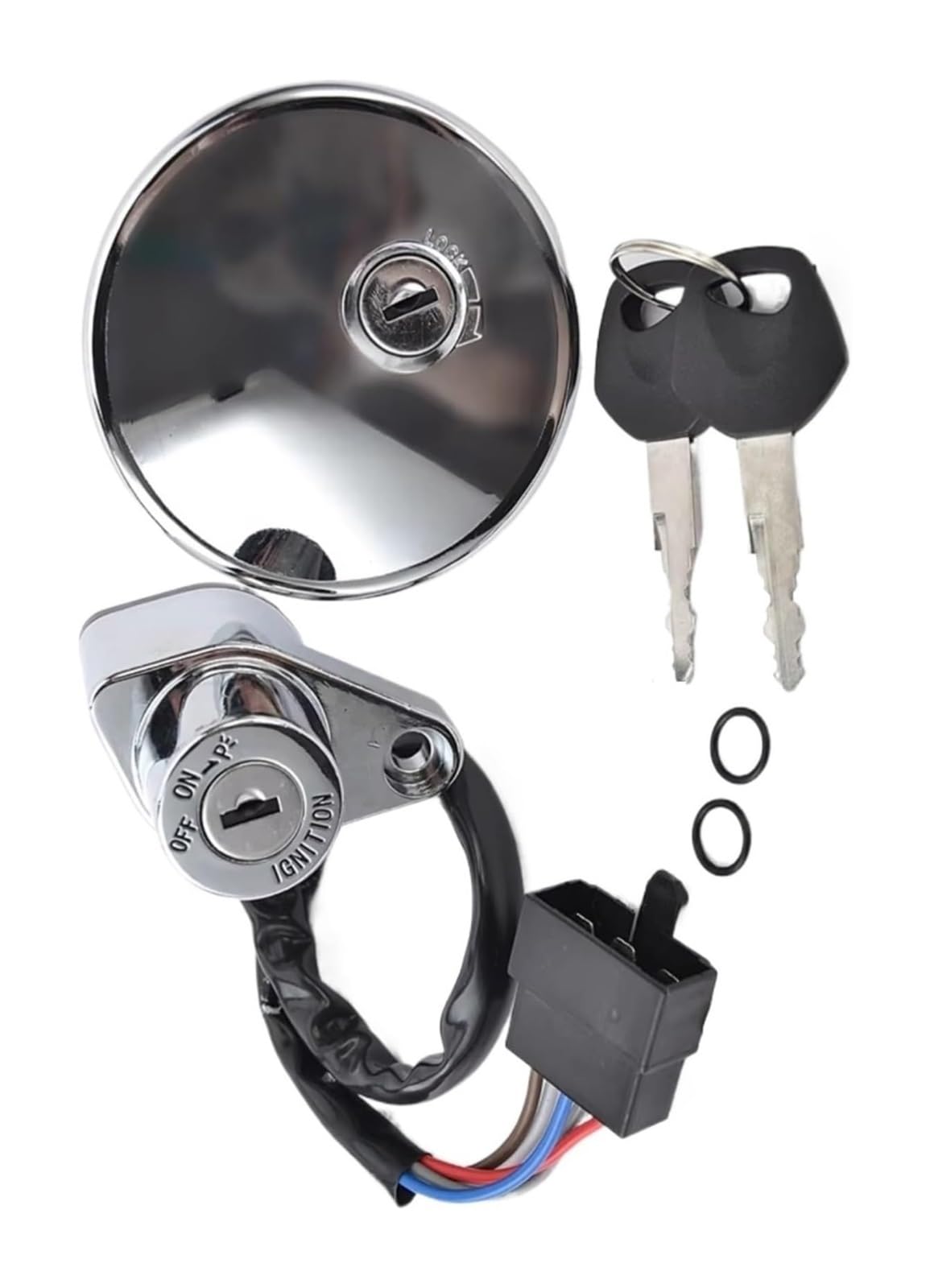 Zündlichtschalter Für VN400 II 1995-1998 Für VN400 1996-2003 Motorrad Zündschloss Tankdeckel Abdeckung Schloss Schlüssel Zündlichtschalter Für VN400 II 1995-1998 Für VN400 1996-2003 Motorrad Zündschloss Tankdeckel Abdeckung Schloss Schlüssel von RINKTEEA
