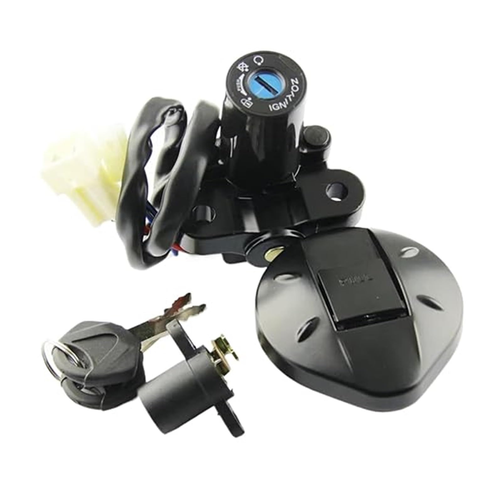 Zündlichtschalter Für XT660 Für XT660R 2004-2011/2014 Motorrad Sitz Schloss Schlüssel Set Tankdeckel Kit Zündschloss Zündlichtschalter Für XT660 Für XT660R 2004-2011/2014 Motorrad Sitz Schloss Schlüssel Set Tankdeckel Kit Zündschloss von RINKTEEA