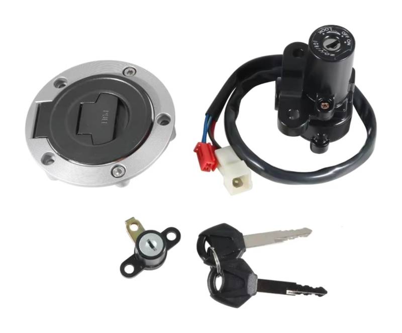 Zündlichtschalter Für XT660 Für XT660Z Für Tenere 2008-2013/2015 Für MT03 2006-2012 Motorrad-Tankdeckel-Verriegelungssatz von RINKTEEA