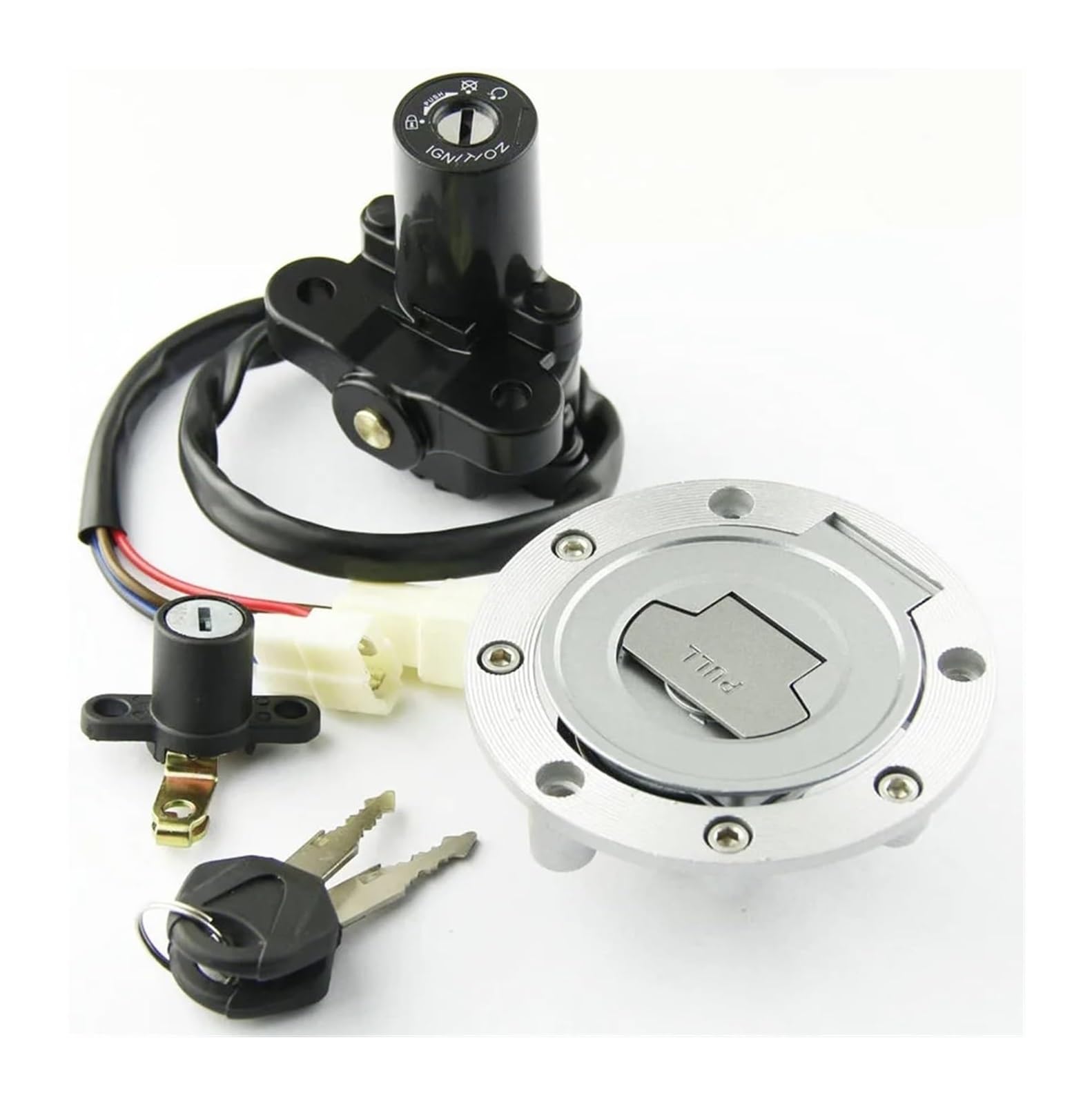 Zündlichtschalter Für XVS1300CU Für XVS1300 Für XVS1300A Für Mitternacht Für V Star Motorrad Zündschalter Tankdeckel Kit Zündlichtschalter Für XVS1300CU Für XVS1300 Für XVS1300A Für Mitternacht Für V Star Motorrad Zündschalter Tankdeckel Kit von RINKTEEA
