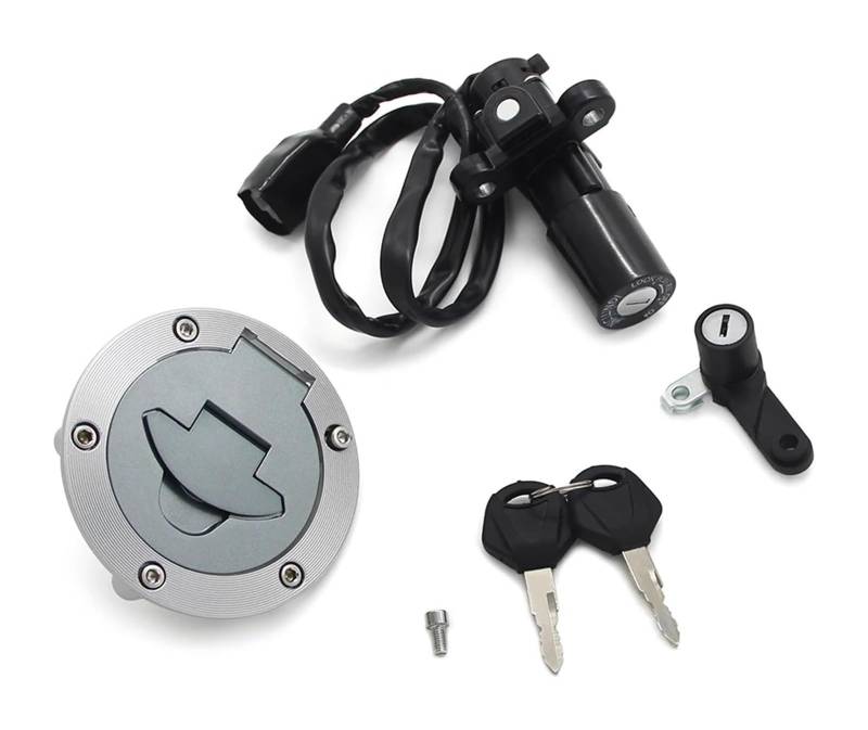 Zündlichtschalter Für YZF R25 R3 Moto Zündschlüsselschalter Tankdeckel Sitzschloss Kit 1WD-XH250-00 1WD-XH250-01 1WD-XH250-02 1WD-H2501-01 von RINKTEEA