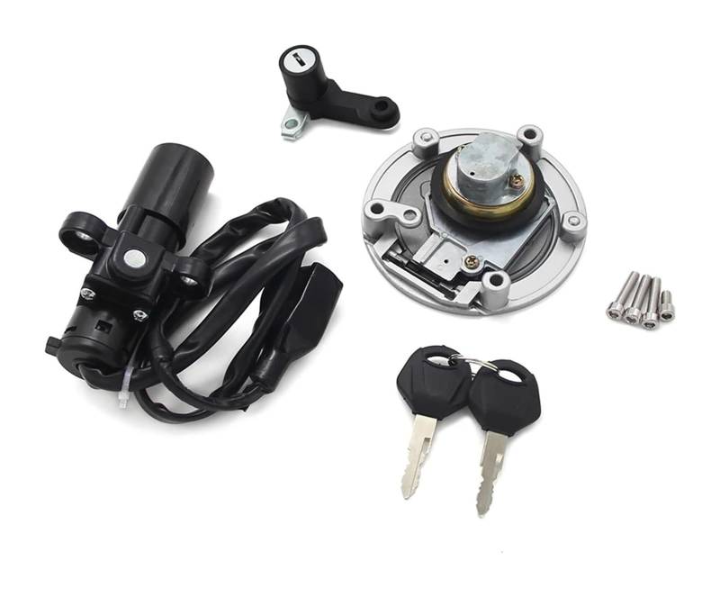 Zündlichtschalter Für YZF R3 2015 2016 2017 2018 Motorrad Zündschlüsselschalter Tankdeckel Sitzschloss Kit 1WD-H2501-02 1WD-WF461-00 von RINKTEEA