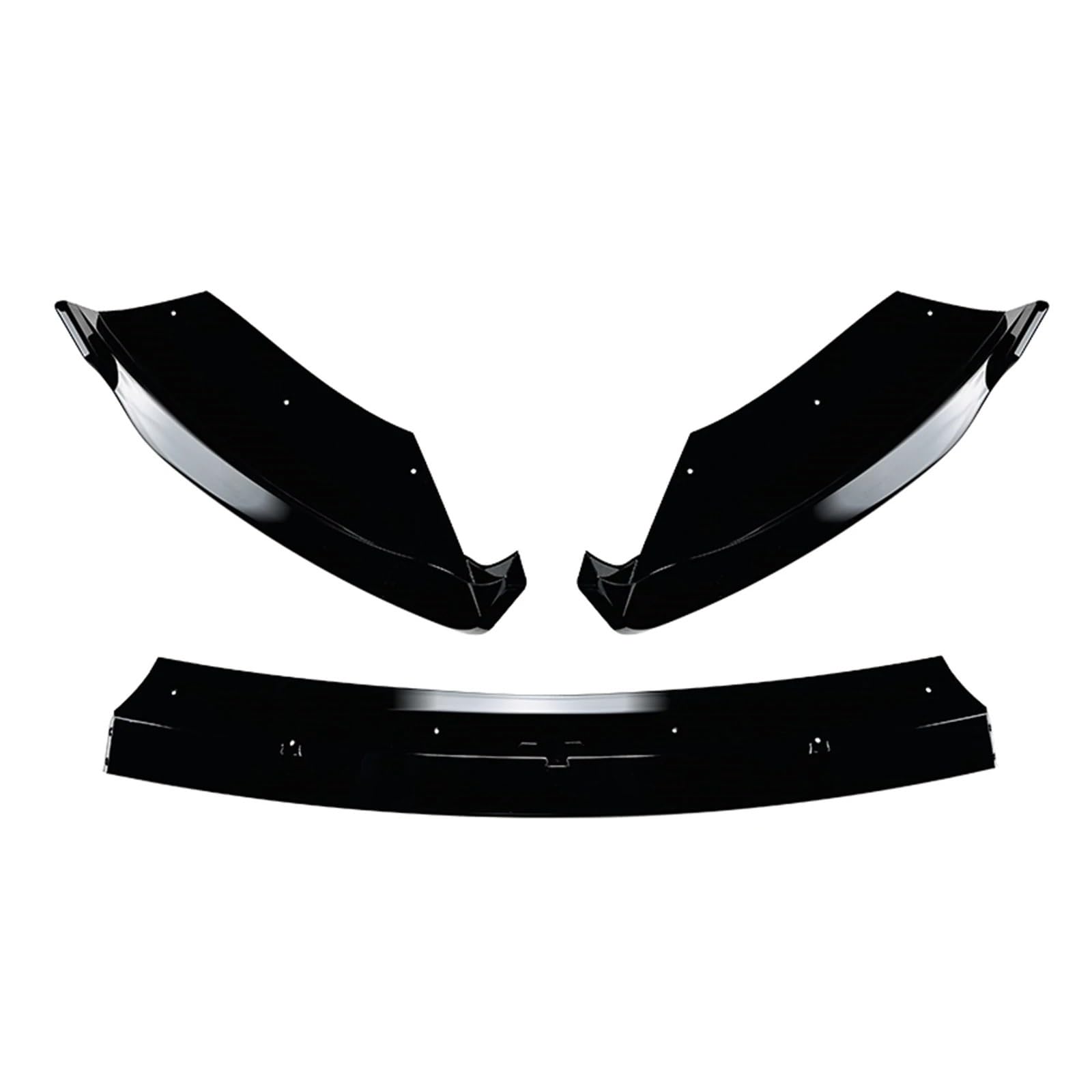 Frontspoiler Für Ford Für Fiesta ST MK6 Für B-Max B232 2008-2017 Frontschürze Spoiler Lip Untere Splitter Klinge Schutz Frontlippe Splitter(Gloss Black) von RIOVOEE