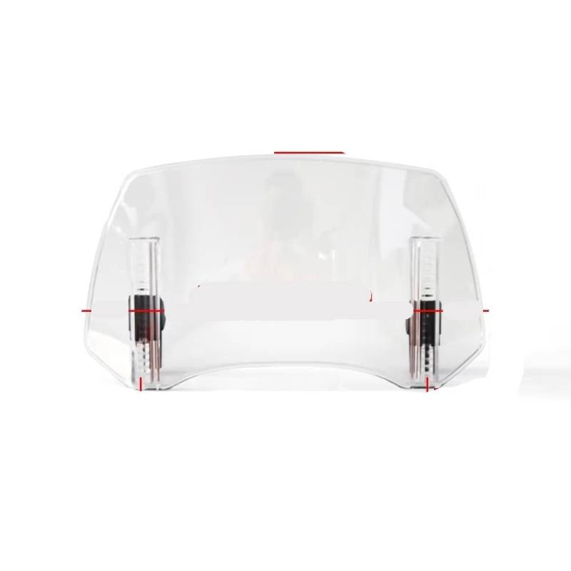 Digital Ganganzeige FÜR Gsxs1000gx GSX-S1000GX 2024 GSXS1000GX 2020-2024 Verlängerung Einstellbar Spoiler Deflektor Motorrad Windschutzscheibe von RJPSQBLUD