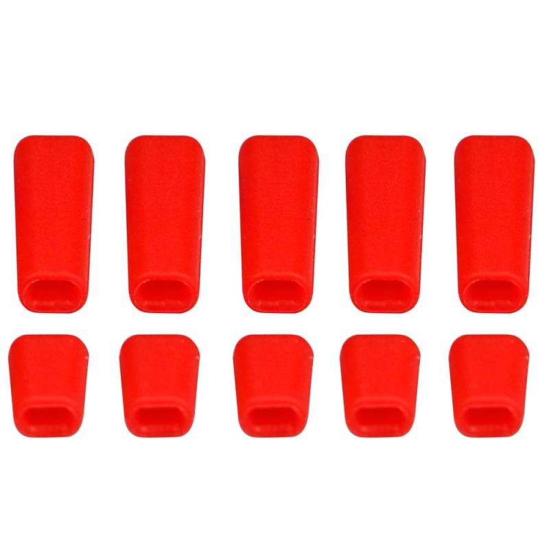 10PCS RC FPV Fernbedienung Schalter Schutz Hülse Hebel Kappe Abdeckung Gemischte Farben Kompatibel Mit Sender Schutz Jacke(RED) von RJXDUPHT
