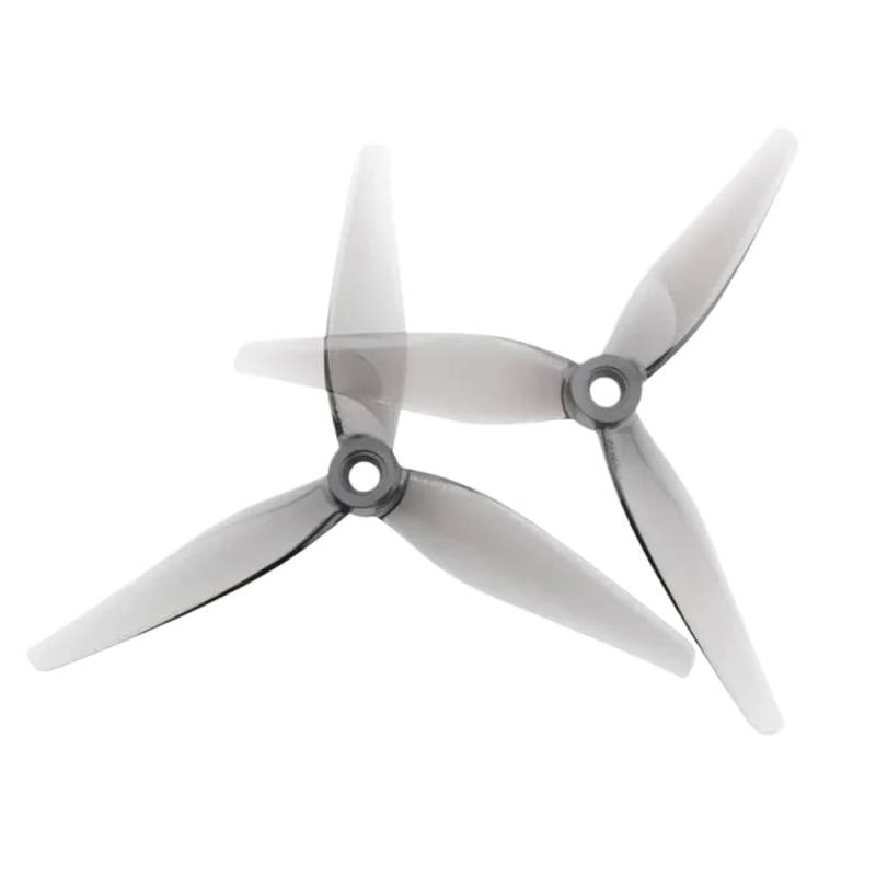12 Stück 6 Paar 5135V2 R35 V2 6CW 6CCW 5 Zoll Propeller kompatibel mit FPV Racing RC Drohnen Quadcopter Multirotor(Light Grey) von RJXDUPHT