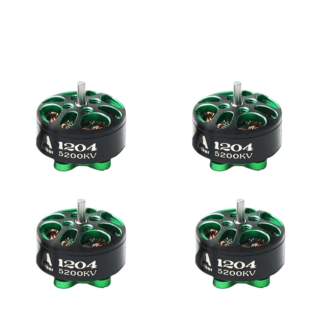 4 Pcs Flash Hobby Arthur Serie A1204 1204 2500KV 3100KV 5200KV Bürstenlosen Motor Kompatibel Mit FPV Racing RC Drone multicopter Teile(1PC 5200KV) von RJXDUPHT