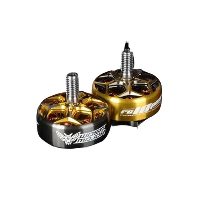 4-teiliges leistungsstarkes bürstenloses Motorset 1860KV 2020KV 2420KV Kompatibel mit FPV Racing Freestyle Multicopter und RC-Modelle(4pcs Gold 2420kv) von RJXDUPHT