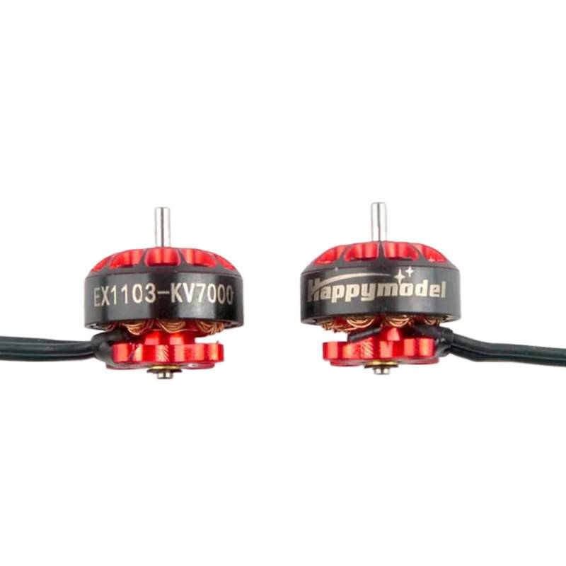 4PCS EX1103S 1103 Bürstenlosen Motor 6000KV 7000KV 8000KV 12000KV Kompatibel Mit RC Drone FPV Zahnstocher Mobula7 2-3S(4PCS 6000KV) von RJXDUPHT