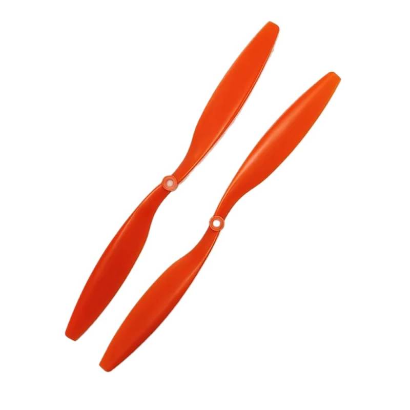 5 Paar ABS 1245 1245R CW CCW Propeller kompatibel mit EPP RC 4 X KK MK Quadcopter Flugzeug UFO Requisiten in 5 Farben(Orange) von RJXDUPHT