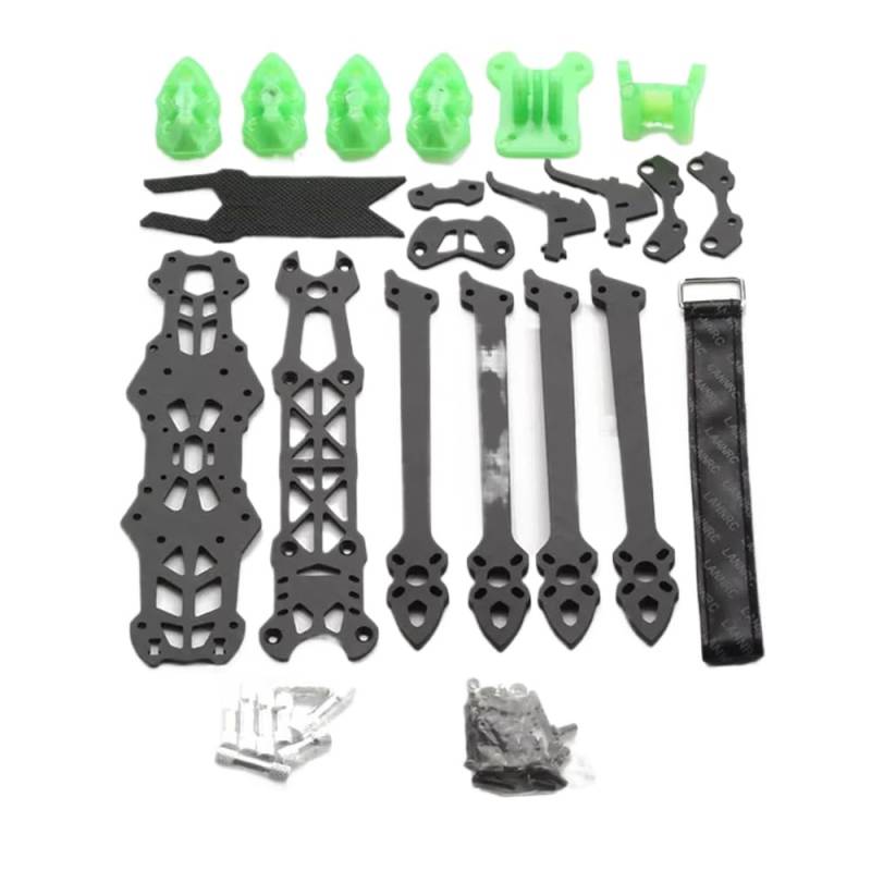 5 Zoll Mark4 3K Kohlefaser FPV Racing Drone Kit mit 3D-gedruckten Teilen kompatibel mit RC Quadcopter Rahmen von RJXDUPHT