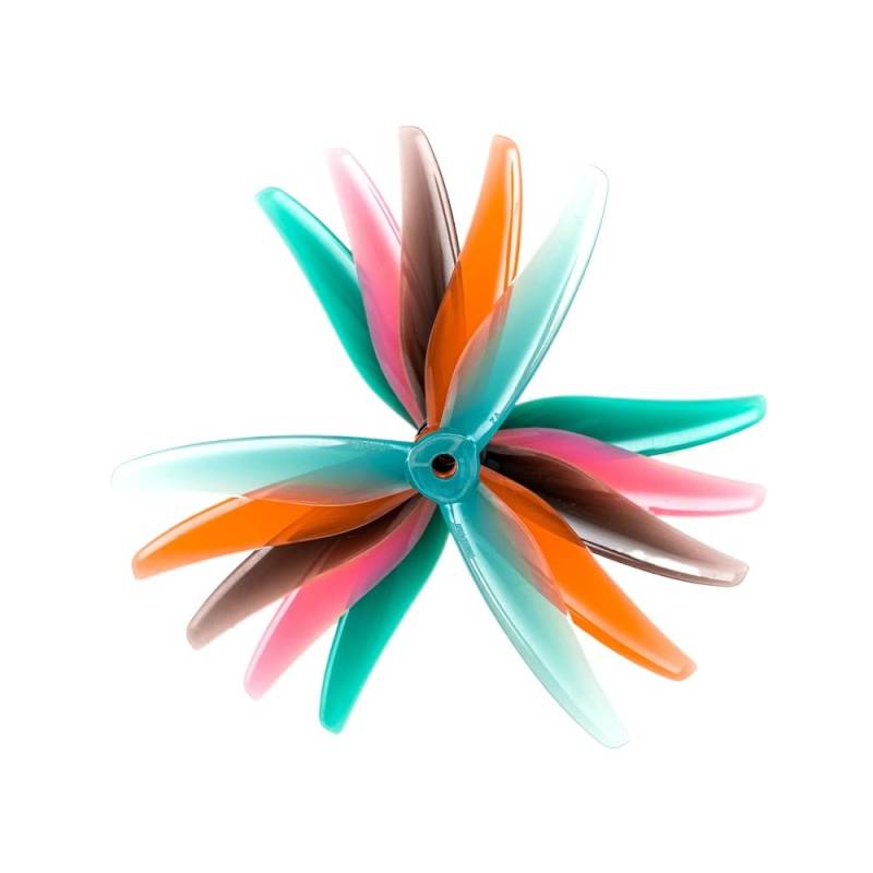50 Paare Hurricane 51466 MCK V2 3 PC Propeller Kompatibel mit RC FPV Freestyle 5 Zoll Drohnen DIY Teile(50Pairs Pink) von RJXDUPHT