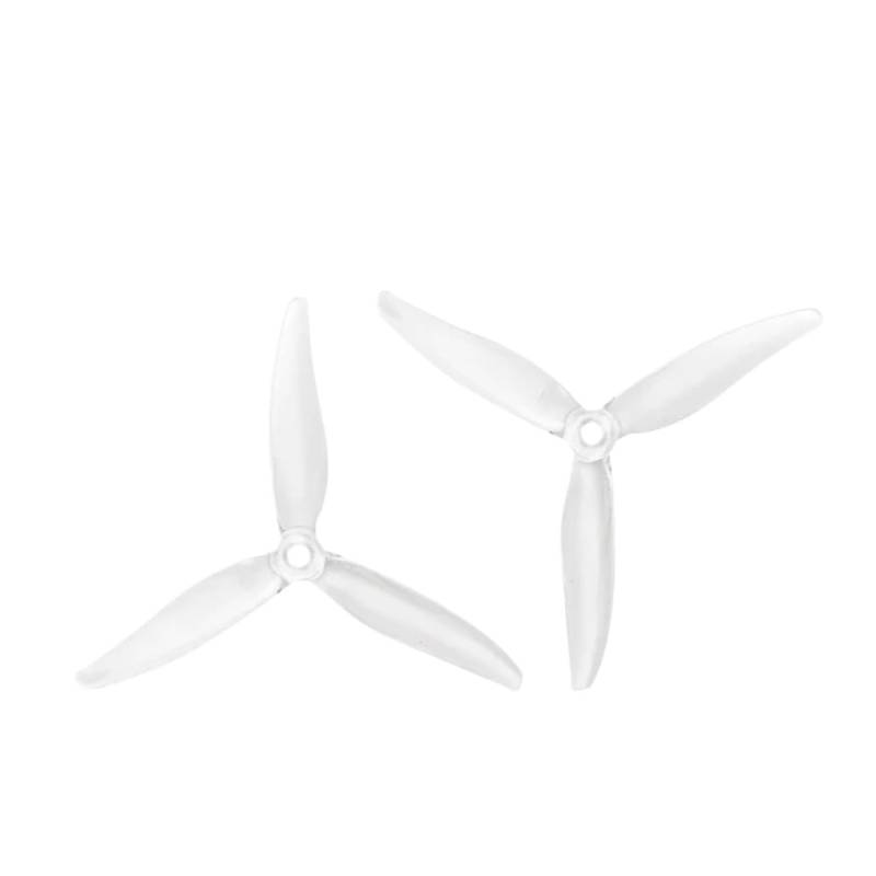 51366 MCK ReV3 5X2,8X3 3-Propeller Kompatibel mit FPV Racing Freestyle-Drohnen und 6S KV-Motoren DIY-Teilen(6Pairs Light Clear) von RJXDUPHT