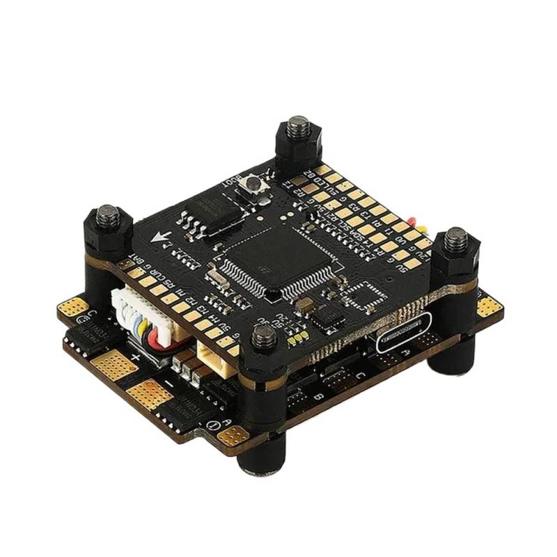 Argus ECO STACK F405 Flight Controller mit BLHELI_S 55A 60A 4-in-1-Regler Kompatibel mit 4–6S RC Freestyle FPV-Drohnen, Teile kompatibel mit verschiedenen Modellen, 30,5 x 30,5 mm(ECO 55A F405 STACK) von RJXDUPHT