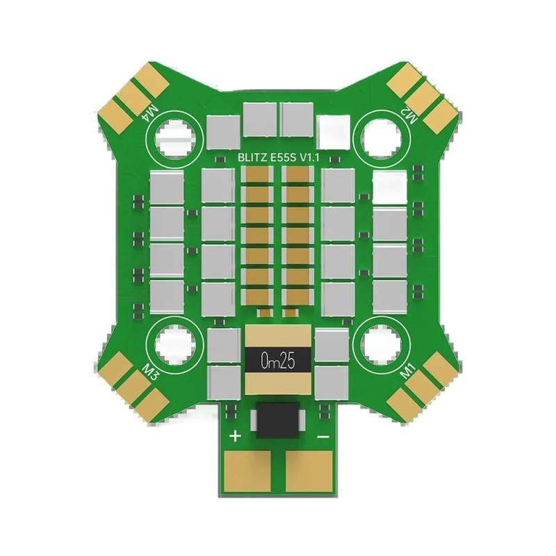BLITZ E55S 4-in-1 2-6S ESC kompatibel mit 20 x 20 mm Halterung Kompatibel mit FPV-Anwendungen von RJXDUPHT