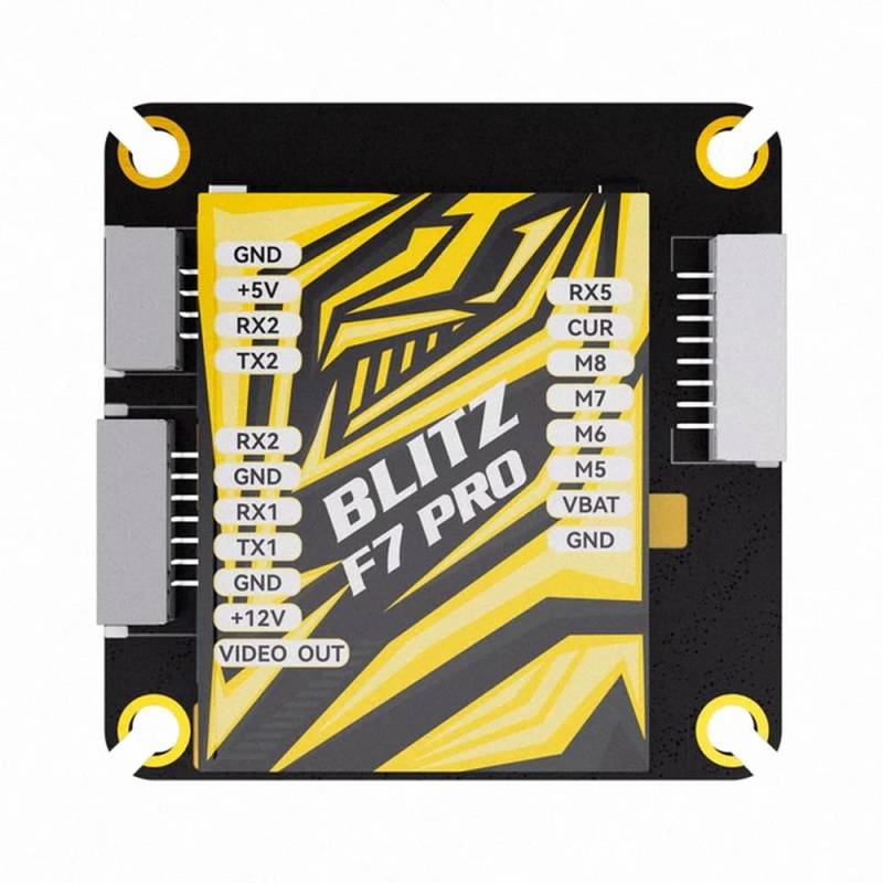 BLITZ F7 Pro Flight Controller und E80 4IN1 80A Pro ESC kompatibel mit 35 x 35 mm Montagemuster Kompatibel mit FPV X8 Cinematic Multirotor(BLITZ F7 PRO) von RJXDUPHT