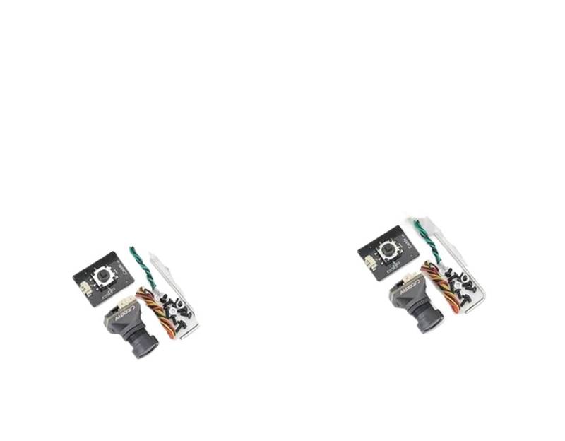 CADDX Ratel Pro 1500TVL 9,5 g Super WDR 4,5 V-27 V NTSC PAL CMOS FPV Starlight Nachtsicht Schwarzlichtkamera Kompatibel mit FPV Racing, kompatibel mit FPV-Drohnen(2Pcs CADDX Ratel Pro) von RJXDUPHT