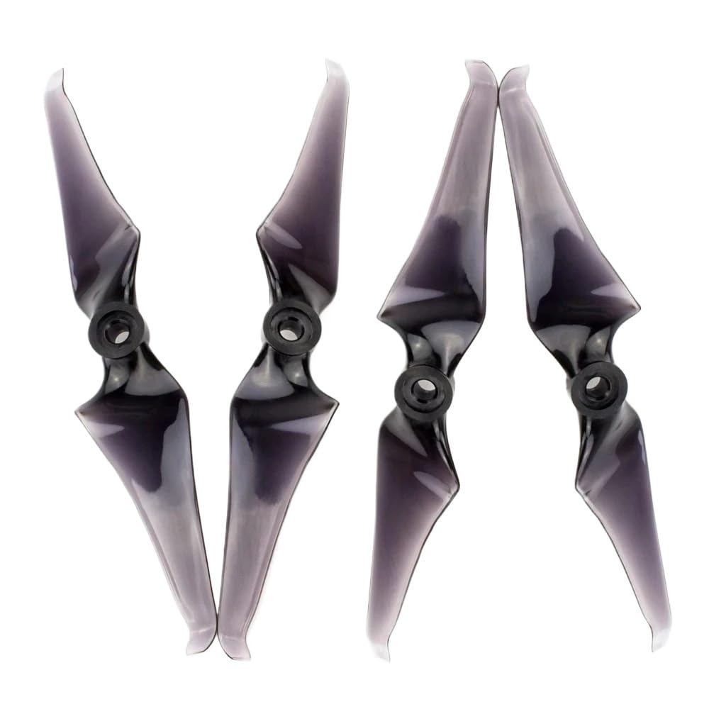 Emax AVAN Long Range 6038 6X3,8X2 Propeller Schwarz Farbe CW CCW Kompatibel mit RC-Modellen Motor Multicopter 10 Paare(Black 2 pairs) von RJXDUPHT