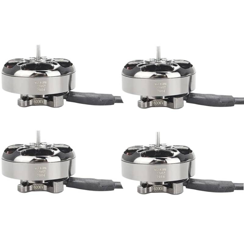 Emax ECO II Serie Bürstenloser Motor 2004 1600KV 2000KV 2400KV 3000KV Kompatible FPV-Motoren Kompatibel mit RC Drone FPV Racing 4er-Set(4PCS 1600KV) von RJXDUPHT