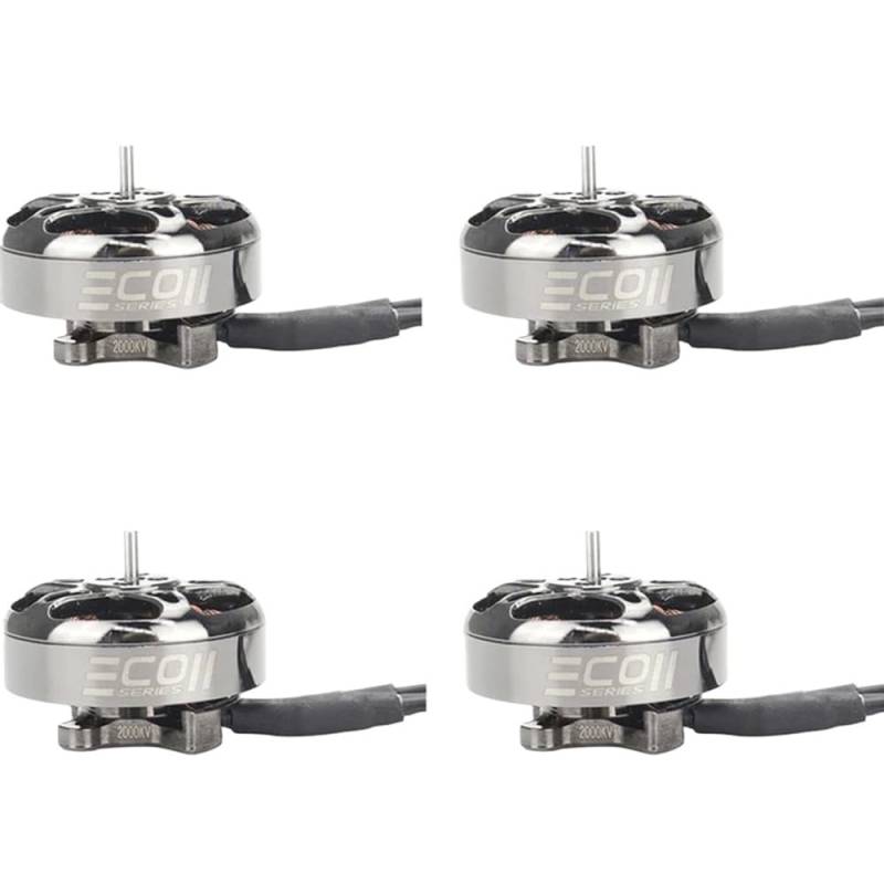 Emax ECO II Serie Bürstenloser Motor 2004 1600KV 2000KV 2400KV 3000KV Kompatible FPV-Motoren Kompatibel mit RC Drone FPV Racing 4er-Set(4PCS 2000KV) von RJXDUPHT