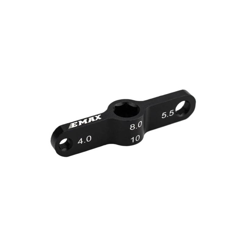 Emax M2 M3 M5 M6 Mutter Schraubenschlüssel Schnellspanner Propelleradapter Kompatibel mit bürstenlosen Motorwerkzeug-Sicherungsmuttern Kompatibel mit RC-Flugzeug-FPV-Drohnen von RJXDUPHT