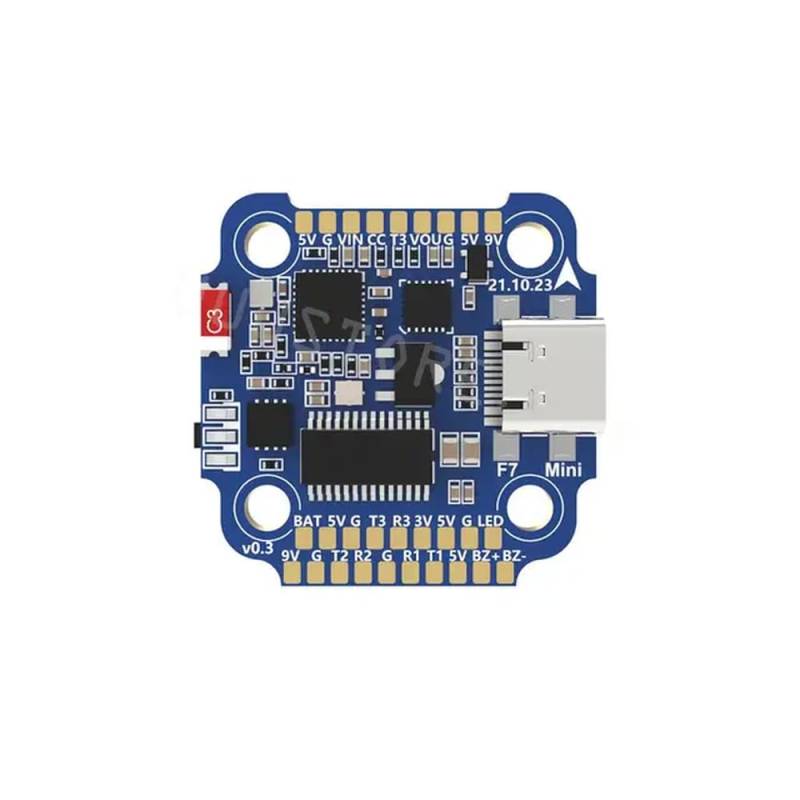F7 35A 3-6S Stack BMI270 F722 Flight Controller und 35A BLHeli_S 4in1 ESC kompatibel Kompatibel mit RC FPV Racing Drone(F7 Mini) von RJXDUPHT