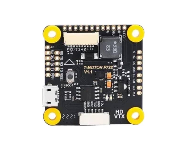 F7 HD Flight Controller STM32F722RET6 mit BMI270 Gyroskop 5V 2A BEC kompatibel mit 3 bis 6S Eingang Kompatibel mit RC FPV Drohne von RJXDUPHT