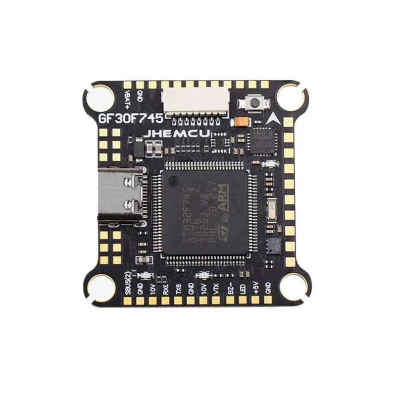 F745 Flight Controller Stack GF30F745-MPU BLHELI_32 45A 60A 4in1 ESC Kompatibel mit FPV Freestyle 3-6S 30X30mm(F745 ICM) von RJXDUPHT