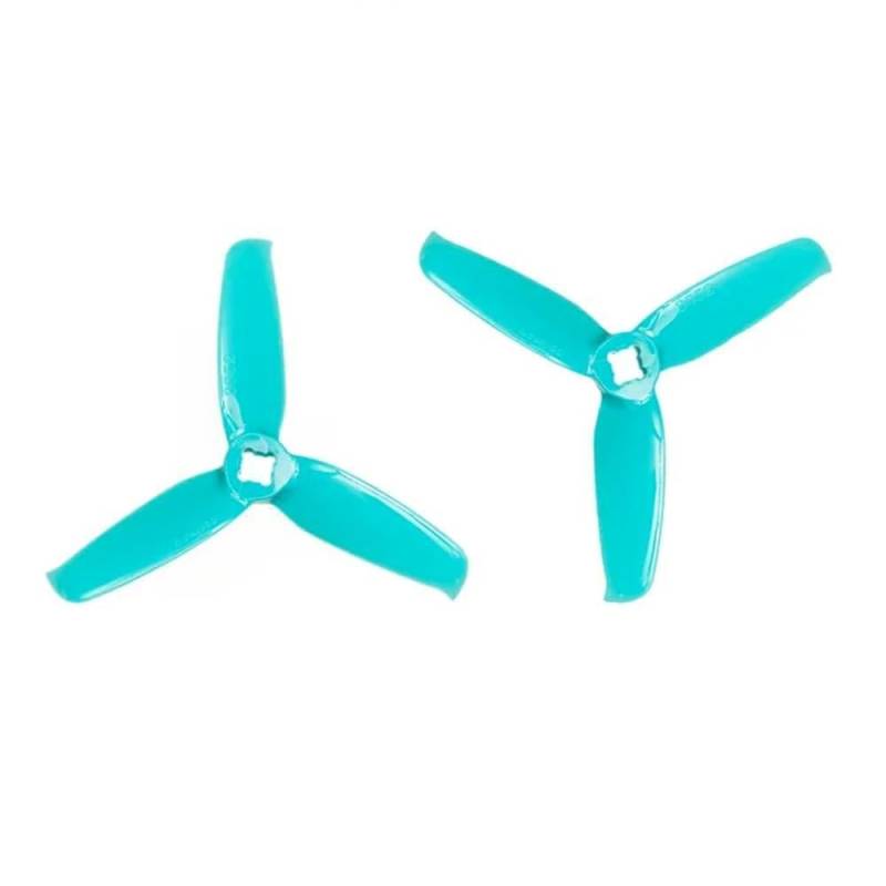 Flash 3052 1,5 mm 5 mm 3 Zoll 3-teiliger Propeller, kompatibel mit RC FPV Racing Freestyle Toothpick Cinewhoop Kanaldrohnen DIY-Teilen(12Pairs Blue) von RJXDUPHT