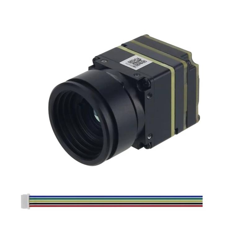 HamGeek 256X192 Wärmebildkamera Kompatibel mit FPV-Drohnen, kompatibel mit CVBS-Schnittstelle, Langwellen-IR-12-um-Kameramodul(9.7MM Lens) von RJXDUPHT