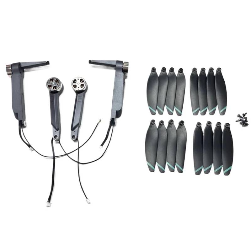 LYZRC L200 PRO MAX RC Quadcopter Arm mit bürstenlosem Motor und Propeller, kompatibel mit faltbarem Drohnen-Hauptgehäuse(4PCS ARM SET) von RJXDUPHT