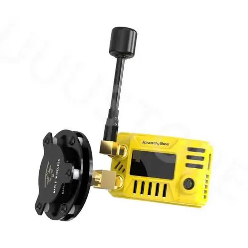 SpeedyBee 5,8 GHz 48CH Dual Receiver OLED OSD Firmware Update Bodenstationsmodul kompatibel mit FPV-Brillen(Antenna Combo) von RJXDUPHT