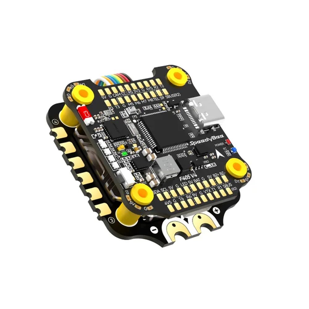 SpeedyBee F405 V4 BLS 60A Flight Controller und 30x30mm 4in1 ESC Stack kompatibel mit FPV Freestyle Drohnen DIY Teilen SpeedyBee F405 V4 BLS 60A Flight Controller und 30x30mm 4in1 ESC Stack kompatibel mit FPV Freestyle Drohnen DIY Teilen von RJXDUPHT