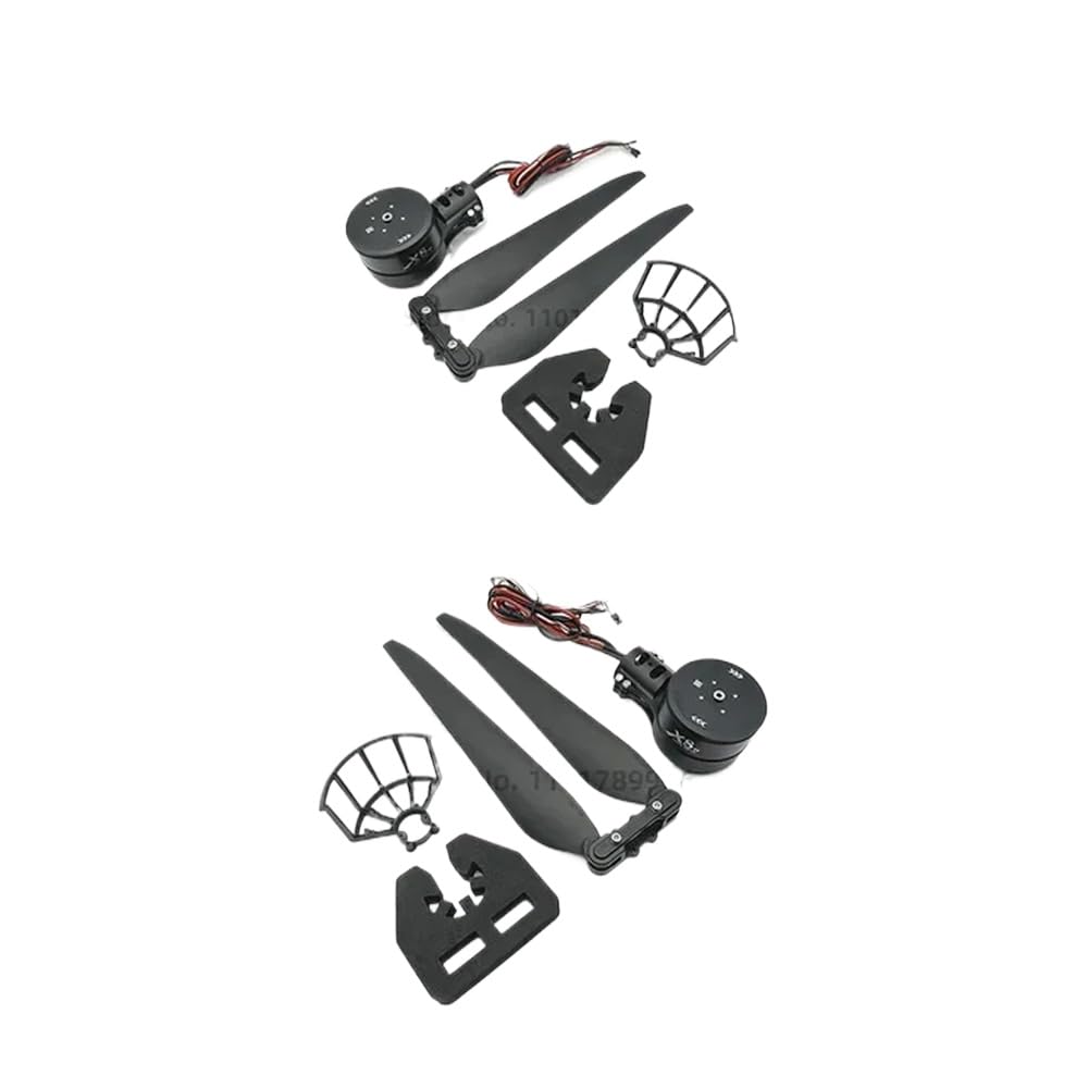X8 Integrated Power System 80A ESC-Motor und 3011 Faltpropeller-Set Kompatibel mit die Kompatibilität mit landwirtschaftlichen Drohnen(CW 1 Set CCW 1 Set) von RJXDUPHT