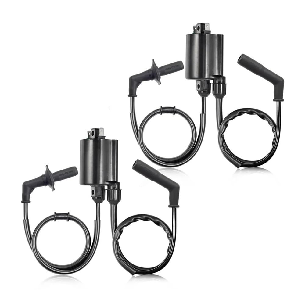 2 Satz Zündspule und Zündkerzenstecker passend for H-nda Shadow 1100 1100 1100 1100 ACE 1100 VT1100 1987-2007 von RJhXzK