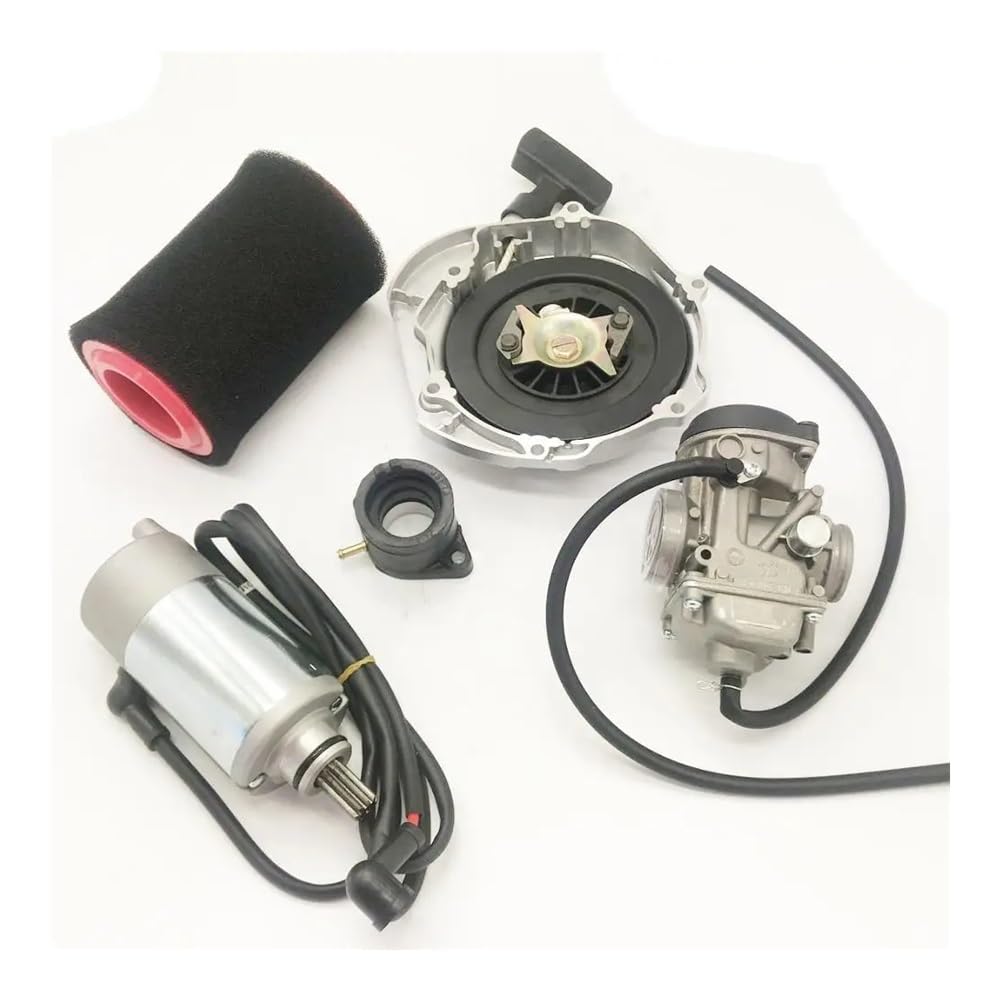 30mm Vergaser & Ansaugstutzen & Seilzugstarter & Luftfilter & Anlasser 250cc ATV QUAD ATV250 JS250 von RJhXzK