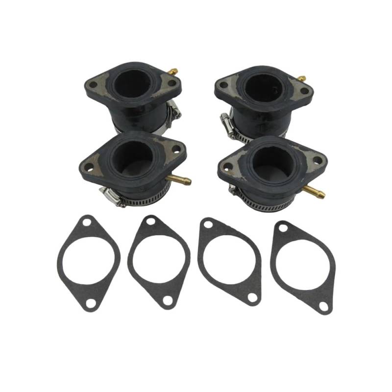 4 stücke Ansaugkrümmer #5G2-13586-02-00 Passend for Ymh XJ650 XJ750 Maxim SECA 1981-1983 Vergaser-Ansaugstiefel mit von RJhXzK