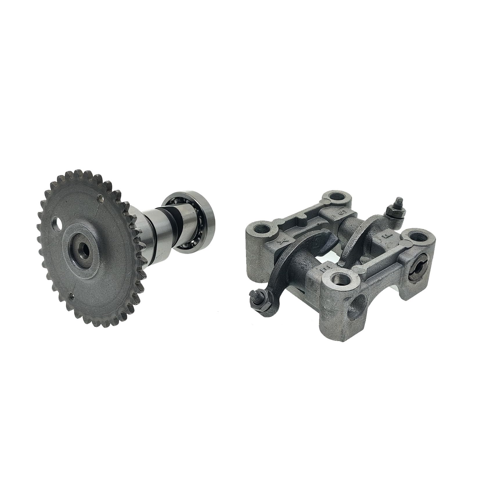 64mm Ventil for GY6-50 GY6-50 GY6 50 60 cc 139QMB 1P39QMB 147QMD 1P47QMD Nockenwelle Kipphebel Cam Halter(Camshaft with Holder) von RJhXzK