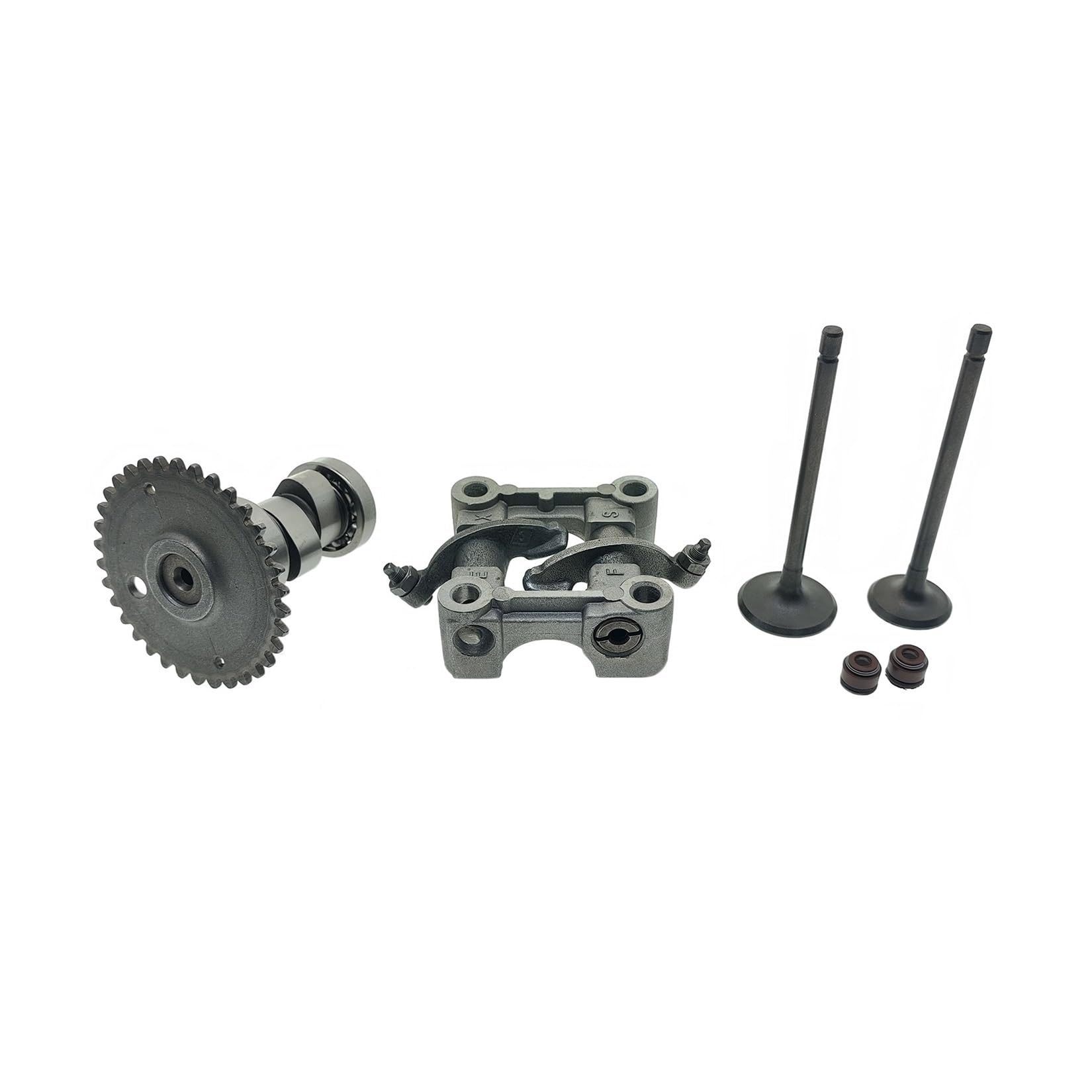 64mm Ventil for GY6-50 GY6-50 GY6 50 60 cc 139QMB 1P39QMB 147QMD 1P47QMD Nockenwelle Kipphebel Cam Halter(One Set) von RJhXzK
