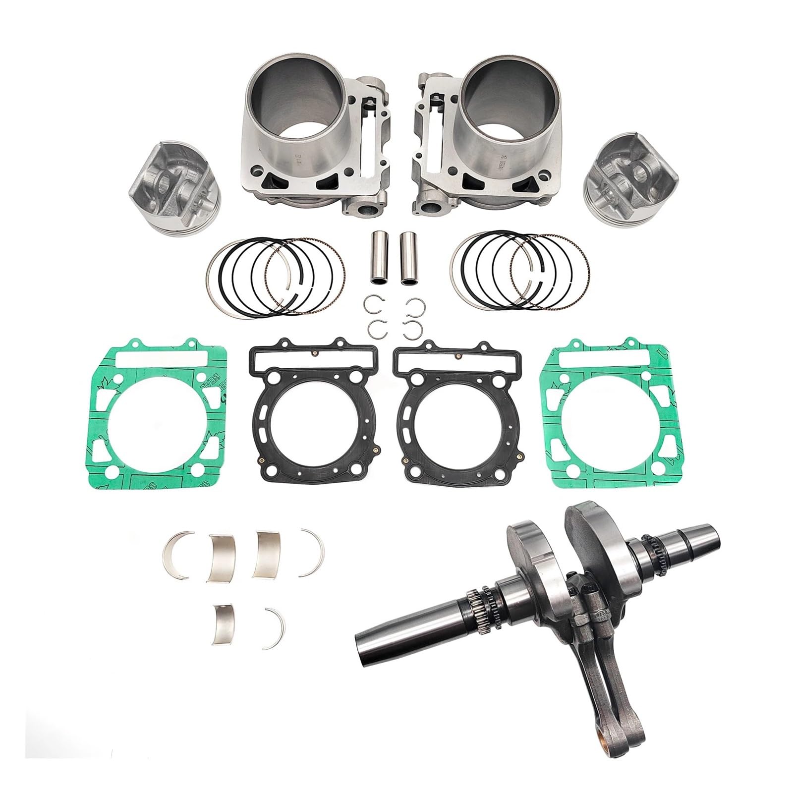 HISUN 800 Kurbelwelle Zylinder kit Plain Lager Motor kit for HISUN 800CC ATV UTV Quad GO Kart 13200-010-0000 von RJhXzK