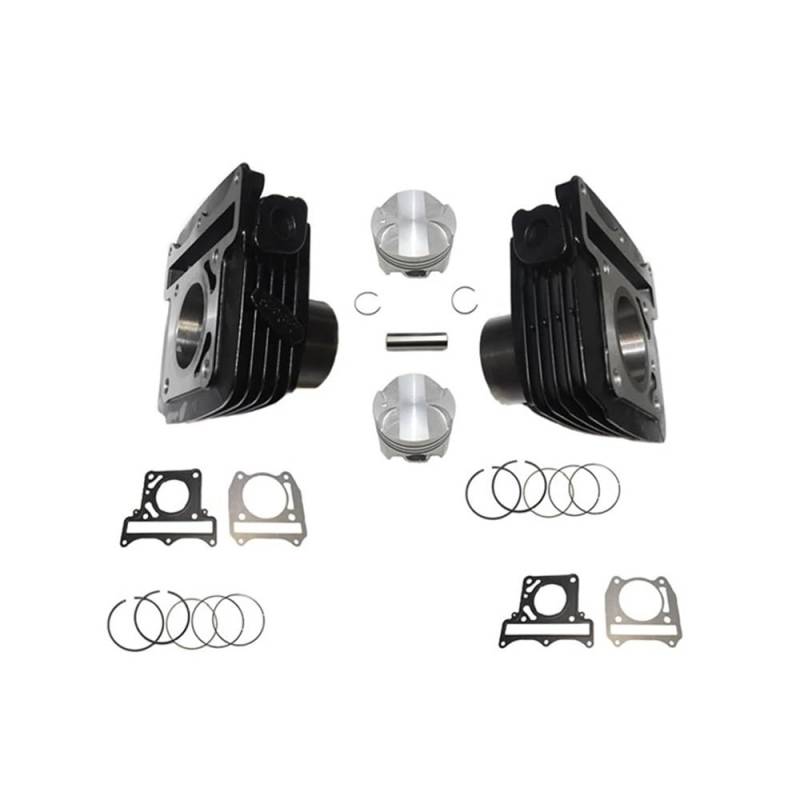 Motorrad Motor Teile Zylinder 57mm Kolben Ring Dichtung Sets for GT250 GT250R GV250 GT GV 250 von RJhXzK