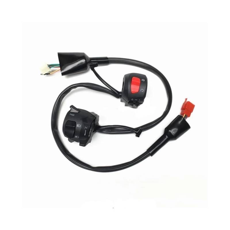 Passend for B-Nelli Motorrad TNT150 BJ150-29B Zubehör Horn Start Links und Rechts Griff Schalter Taste(A) von RJhXzK