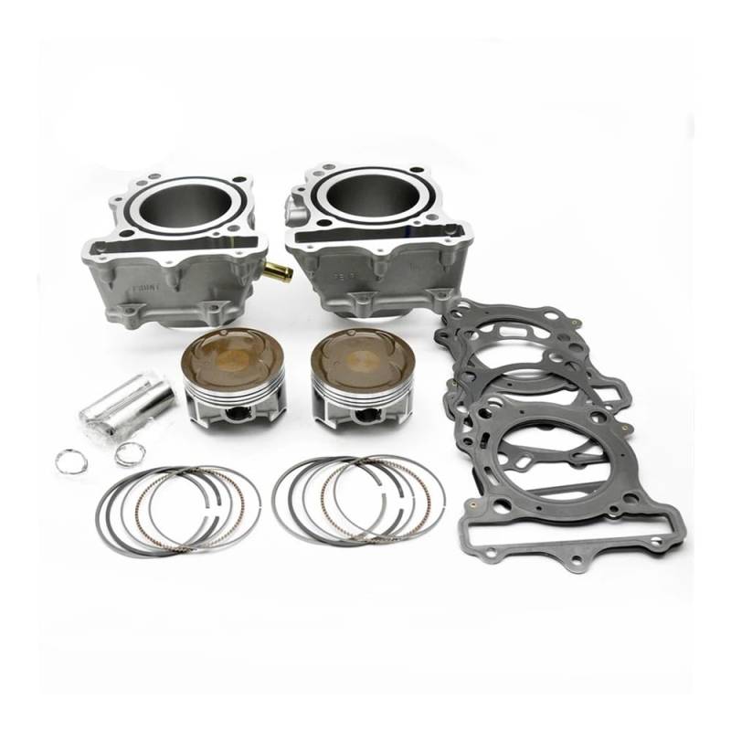 SV65R/F 81mm DL650 SA SV650 V-STROM650 99/11 Motorrad Zylinderkopf Kolben Motorrad Dichtung Top End Rebuild Kit von RJhXzK