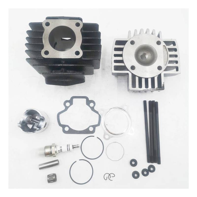 Zylinder Kolben Ring Kopf Dichtung Set Kit Passt for Ymh PW 50 PW50 QT 50 QT50 60CC Big BORE KIT Set Zylinder KOLBEN Dichtung Kopf von RJhXzK