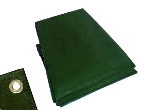 Z-Tex Abdeckplane ca. 140 g/m² - Gewebeplane mit Ösen - Plane Wasserdicht und UV Beständig, Farbe Grün, Größe: 5 x 6 m Z-Tex Abdeckplane ca. 140 g/m² - Gewebeplane mit Ösen - Plane Wasserdicht und UV Beständig, Farbe Grün, Größe: 5 x 6 m von RK-Planen