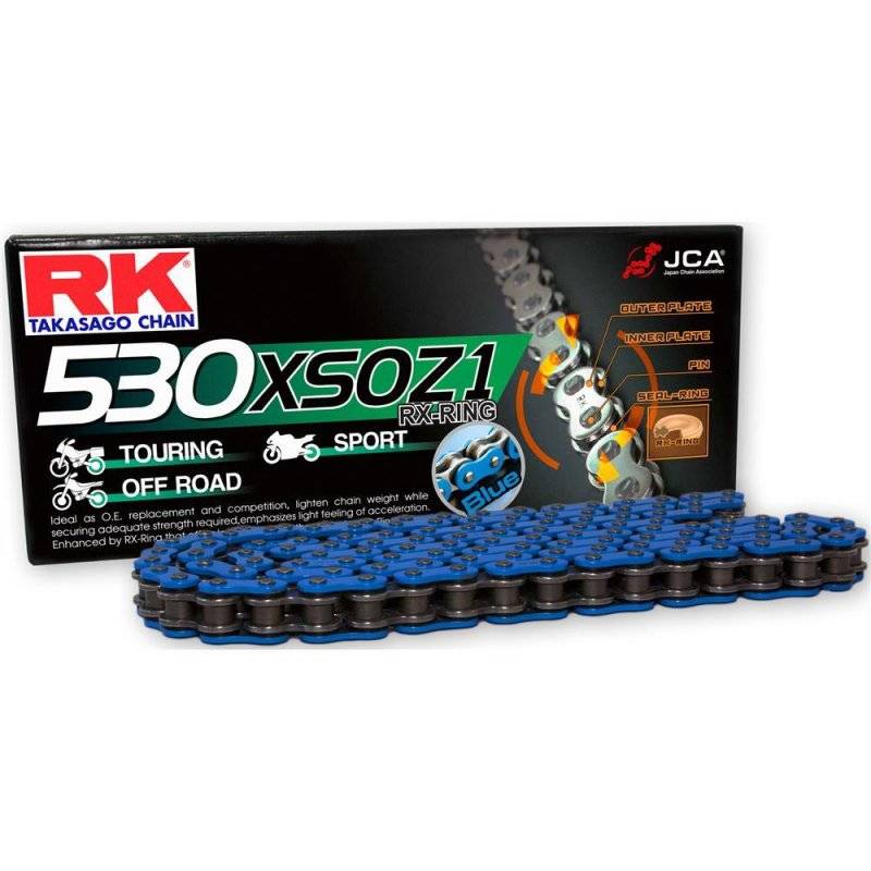 RK Kette 530 Xso 116 N Blau/Schwarz Offen von RK