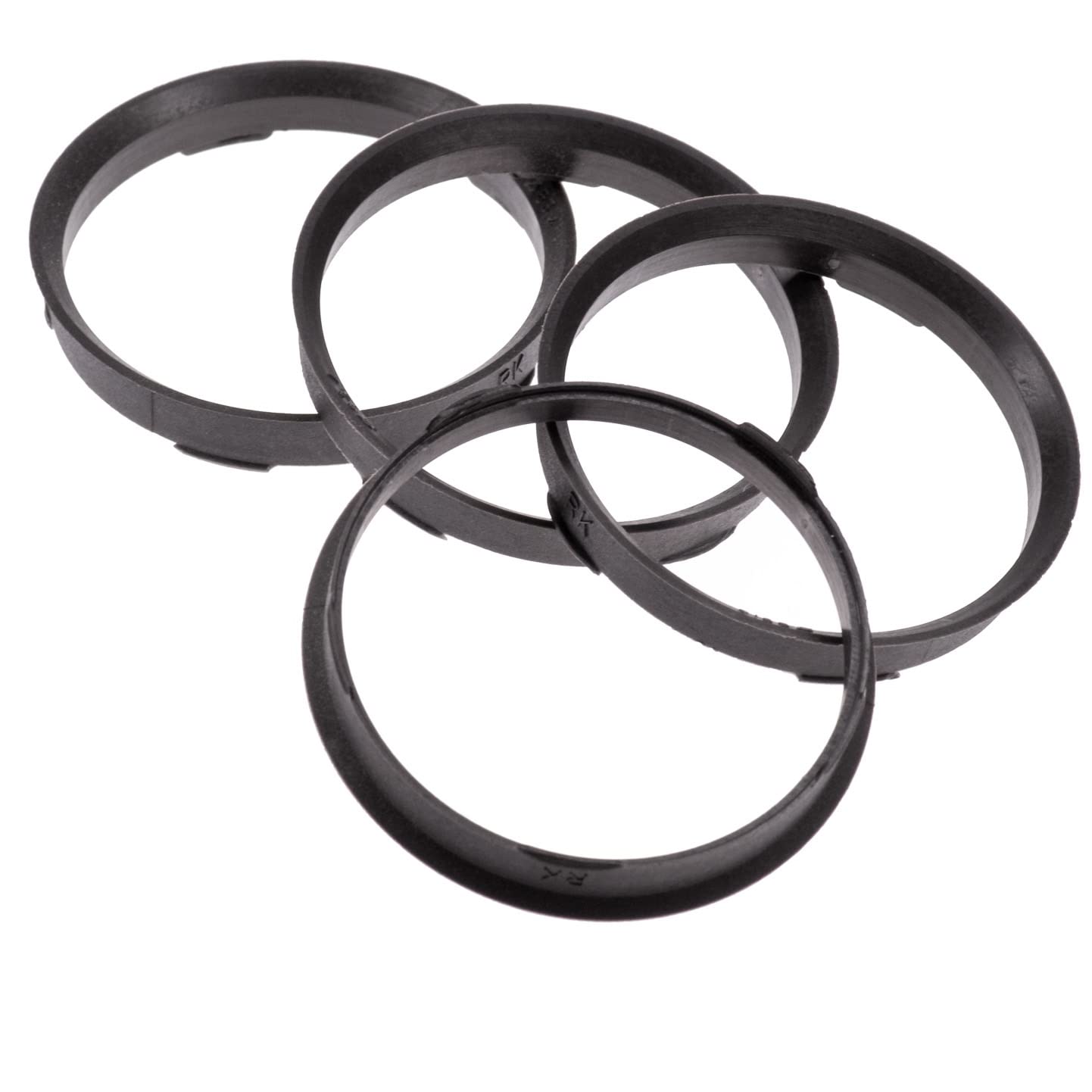 4X Zentrierringe 67,0 x 63,4 mm Dunkelbraun Felgen Ringe Made in Germany von RKC
