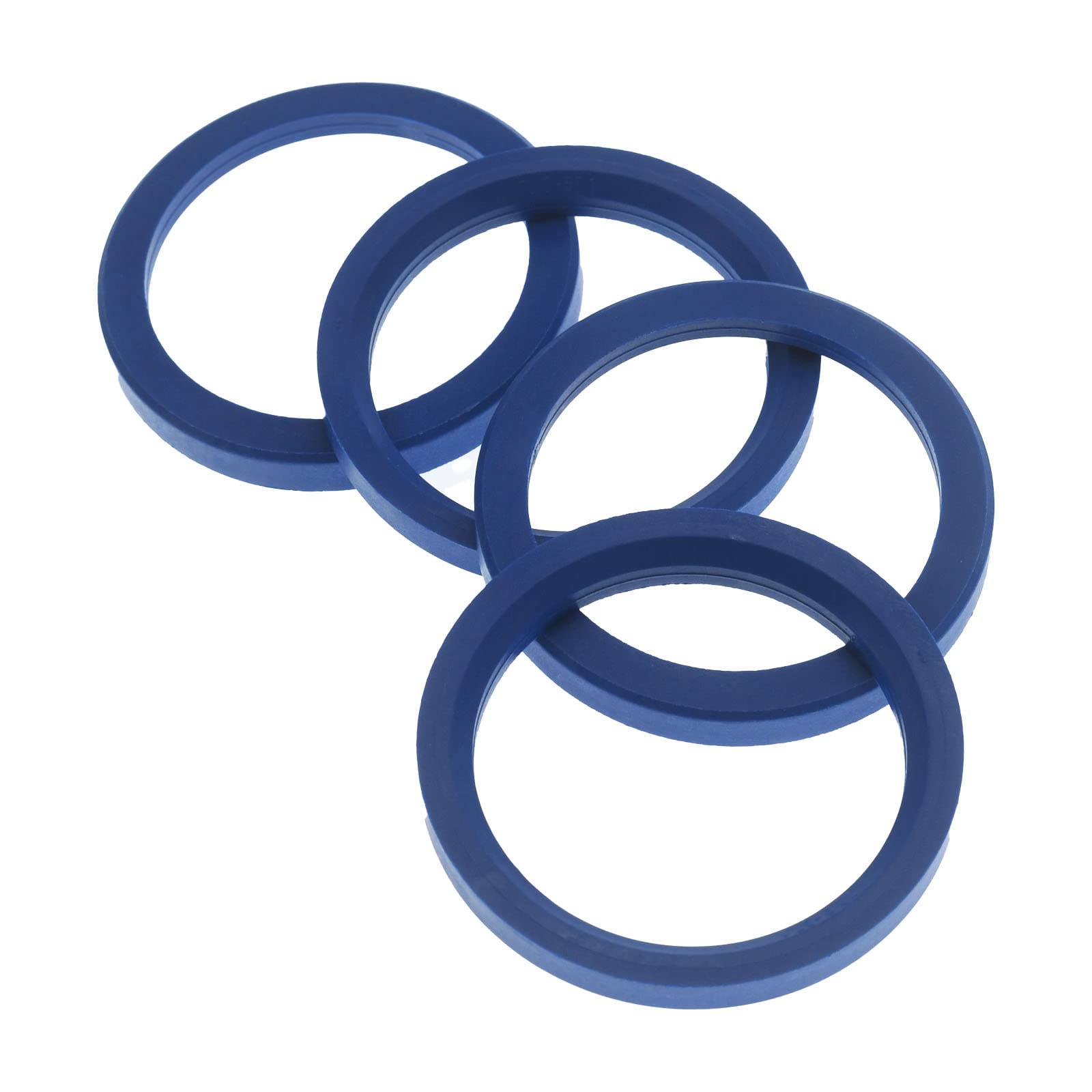 4X Zentrierringe 72,0 x 57,1 mm Blau Felgen Ringe Made in Germany von RKC